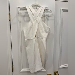 by the way. White Cross Dress from Revolve